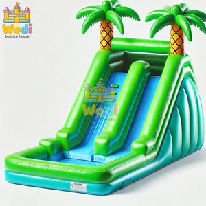 Gran Tobogán Acuático Inflable para Exteriores, Material <span class=keywords><strong>de</strong></span> PVC Ecológico <span class=keywords><strong>de</strong></span> 0.55mm, Libre <span class=keywords><strong>de</strong></span> Plomo y No Tóxico, Certificado EN14960 para Parques Infantiles - Product Image 6