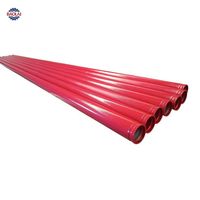 Tuyau d'incendie en acier galvanisé de marque BAOLAI DN150 (3 pouces) ERW Norme ASTM Acier doux flexible rainuré Tuyau d'hydrant