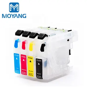 MoYang Refillable ink cartridge compatible for Brother LC213 DCP-J4220N-B/W DCP-J4225N-W/B Printer Refill with ARC chip