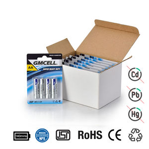 GMCELL Échantillon gratuit à prix réduit 1.5v r6p aa um3 Taille Zinc Carbon Batteries sèches pour jouets Caméra Télécommande - Product Image 4