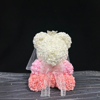 Meilleures ventes de ours en roses dans une boîte cadeau 25/40 cm Ours en peluche en mousse de rose pour la Saint-Valentin Cadeau 2025