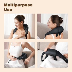 Neuer Tragbarer Mini-Entspanner Akupunktur-Knetmassagegerät Smart Elektrisches Heizschal Shiatsu-Massagegerät für Knie, Nacken und Schultern - Product Image 5