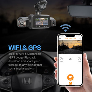 4CH GPS Wifi Dash Cam phía trước và phía sau tầm nhìn ban đêm 24h chế độ đậu xe Dash Camera cho xe ô tô hộp đen - Product Image 3