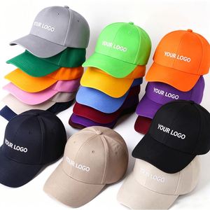 Gorras de Béisbol de Algodón de Alta Calidad, Transpirables, con Logotipo Bordado Personalizado, para Regalos Promocionales, Deportivos y Empresariales, Venta al Por Mayor - Product Image 1