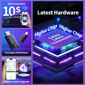 Hellper JC007แอนดรอยด์คาร์เพลย์วิทยุรถยนต์สำหรับ Bora Polo Mk4อะแดปเตอร์ไร้สาย iphone <span class=keywords><strong>Apple</strong></span> BMW F20 <span class=keywords><strong>Mazda</strong></span>-ususb/บลูทูธ - Product Image 5