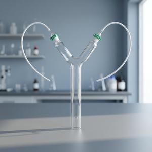 Olfactomètre en Y OEM en verre borosilicaté, longueur de tige 360x180mm, longueur de bras, équipement de laboratoire pour le comportement des insectes et l'entomologie - Product Image 6