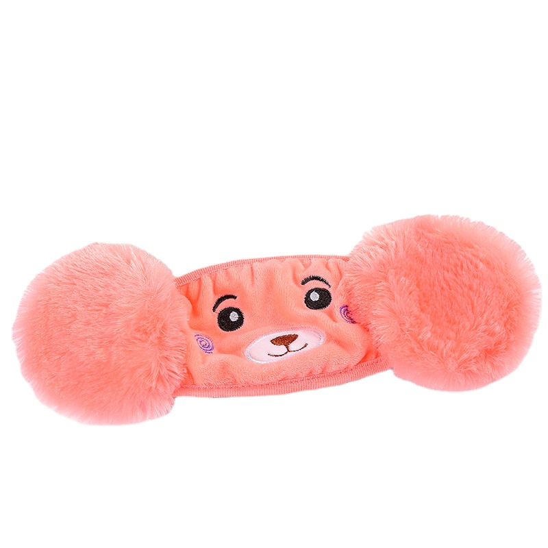 Зимние Детские Мультяшные милые наушники плюшевый медведь теплые наушники для студентов