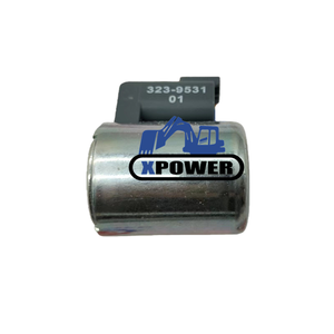 Bobine de solénoïde pour moteur C7 C9, excavatrice-chargeuse 320D 966H, engin de construction 323-9531 3239531 323-9532 - Product Image 3