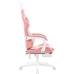 Appui-tête réglable de luxe personnalisé en gros Chaise de jeu ergonomique pivotante rose Bonjour Ordinateur Silla Gamer - Product Image 4