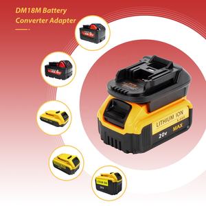 Adaptador de Batería de Iones de Litio DM18M para Baterías <span class=keywords><strong>Dewalt</strong></span> <span class=keywords><strong>Milwaukee</strong></span> de 18V a Herramientas Eléctricas Inalámbricas <span class=keywords><strong>Makita</strong></span> de 18V Convertidor de Accesorios de Batería - Product Image 6