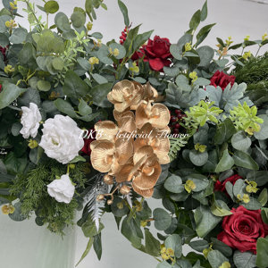 อุปกรณ์ตกแต่งซุ้มดอกไม้สีเขียวตกแต่งงานแต่งงานงานวันเกิดอุปกรณ์ตกแต่งซุ้มดอกไม้ประดิษฐ์ระดับไฮเอนด์ - Product Image 5