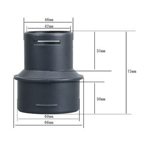 Vente en gros directe usine - Commande minimum de 10 pièces pour connecteur droit en plastique pour chauffage Webasto, 42 mm converti en 60 mm - Product Image 6