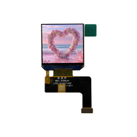 Écran LCD TFT RVB 6 bits 240x240 de 1,4 pouce ST7789P3 carré, 262K couleurs, rétroéclairage LED noir normal pour analyseurs de semences portables