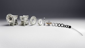 Supror High-Torque Durable RV Reducer <strong>Worm</strong> <strong>Gearbox</strong> NMRV30-150 - For Agricultural Machinery And Heavy-Duty Applications - Product Image 2