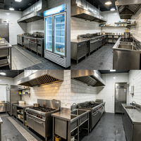 Paket Peralatan Dapur Kantin Pabrik Set Lengkap Stainless Steel Komersial