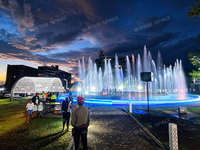 Sistema de Fuente Danzante Simétrica Controlada por Programa, Chorro de Agua Multipatrón para Parques Urbanos, Lugares Escénicos y Construcción de Paisajes