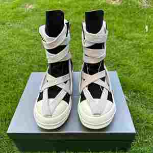 Botas de Plataforma con Cordones de Alta Calidad, Unisex, para Exteriores, Zapatos de Lona para Mujer, Zapatillas de Diseñador para Hombre, Botines Casuales Planos - Product Image 3