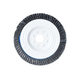 Disque de polissage à lamelles de 4 pouces en corindon de zirconium épaissi pour le polissage de l'acier inoxydable - Product Image 2
