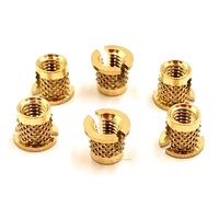 High Quality Brass Slotted Orange Head Thread Inserts Reduce and Heat Inserts
