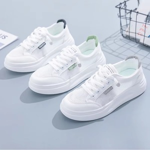 Breathable Hollow Sports <b>Shoes</b> New Soft Sole Anti-Slip Shock-Absorbing Mesh Sports Casual <b>White</b> <b>Shoes</b> for Women - Product Image 3