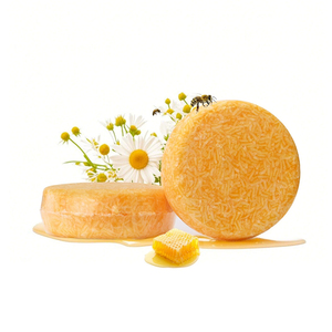 Barra de champú refrescante Honey, 60g, jabón con aceite esencial extraído de plantas, hidratante para todo tipo de cabello - Product Image 5