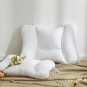 Almohada ergonómica <span class=keywords><strong>de</strong></span> algodón <span class=keywords><strong>de</strong></span> lujo <span class=keywords><strong>de</strong></span> 4 zonas, nuevo diseño, relleno <span class=keywords><strong>de</strong></span> <span class=keywords><strong>fibra</strong></span> <span class=keywords><strong>de</strong></span> <span class=keywords><strong>Microgel</strong></span>, almohada <span class=keywords><strong>de</strong></span> cama para dormir profundo - Product Image 1