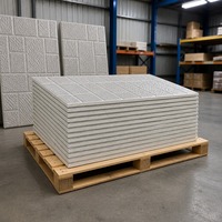 Panel Sandwich Atap EPS Berinsulasi Tebal 50/70/80/100/120mm Harga Ekonomis dengan Panel Sandwich Dinding untuk Gudang