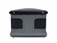 Tente de toit rigide ENJOIN ABS pour voiture, 1-2 personnes, polyester 280G avec revêtement PU, tente de camping tout-terrain 4 saisons