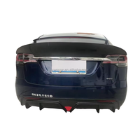 2016-2020 pour Tesla Model X Style amélioré aileron arrière en Fiber de carbone Kit de carrosserie d'aile pare-chocs aileron de coffre arrière