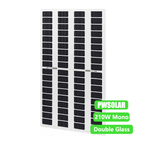 แผงเซลล์แสงอาทิตย์แบบโมโน210W-330W ราคาถูกกระจกสองชั้น bipv PERC ครึ่งเซลล์ PWDG210Wp-72M แผงโซลาร์เซลล์ - Product Image 1