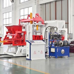 Línea de Producción de Ladrillos Qt10-15, Conveniente y Rápida, Ahorra Mano de Obra, Tolva para Uso Doméstico, Máquina para Hacer Ladrillos Huecos - Product Image 1