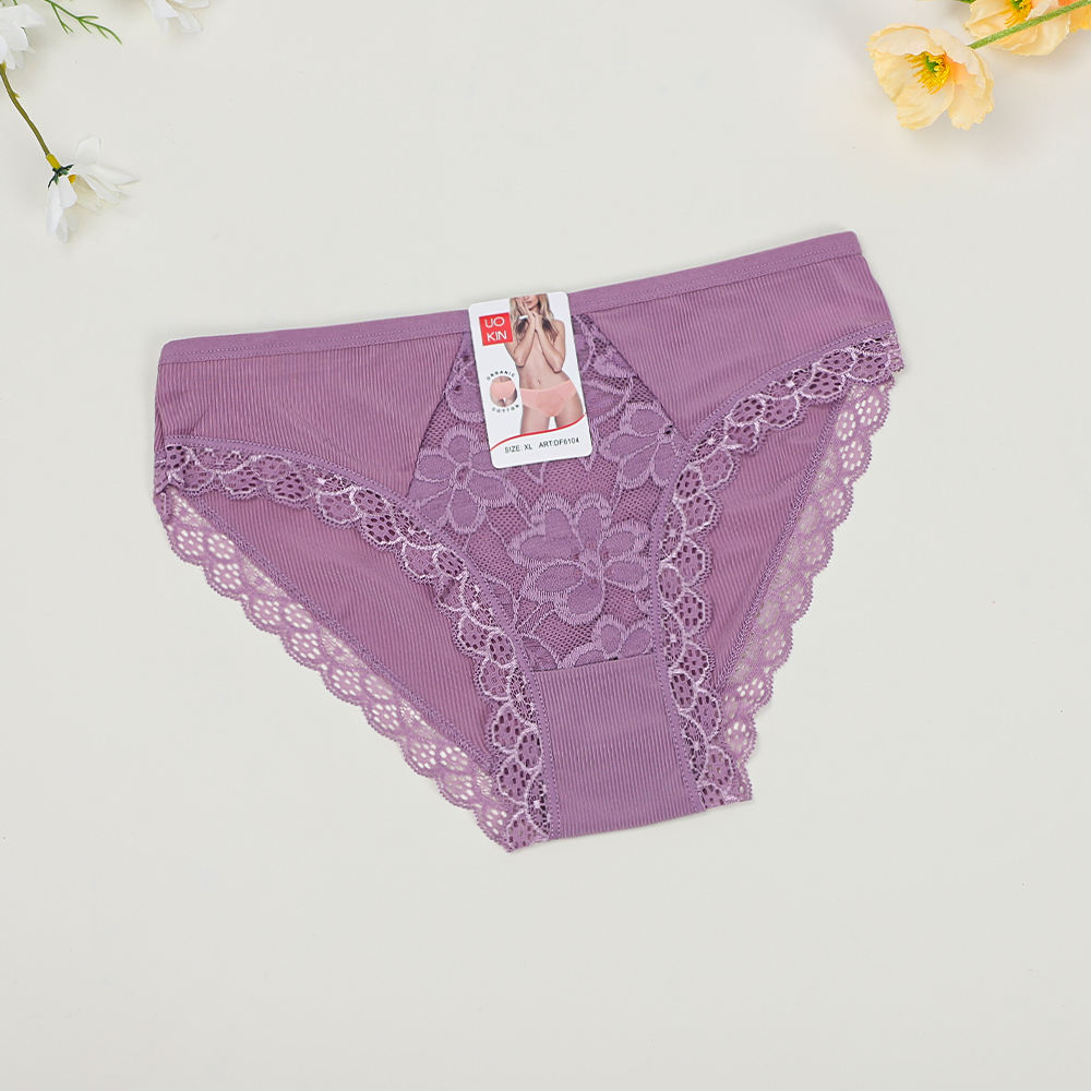Women Cheap Common Wholesale Panties Low Price by the Dozen Pack 12 Pcs Ladies Panty Cotton Lace Underwear