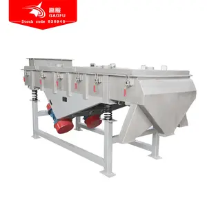 Reasonable price vibro sifter machine linear vibrating sieve equipment for rice bran screening