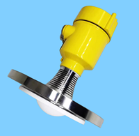 Capteur de niveau radar sans contact Shkeqi RS485 HART avec connexion à bride, sortie 4-20 mA, portée 0-70 m, acier inoxydable 304/316L, 0,5 % FS