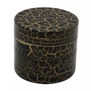 JUJI – broyeur métallique à motif fissuré de 50mm, multicolore, fumée cassée, Pipe à fumer, accessoires pour fumer les herbes, nouveau - Product Image 1