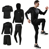 Vêtements de sport pour la course à pied, ensembles de t-shirts, sweats à capuche de gym, vêtements de sport grande taille, t-shirts, vestes, costumes pour hommes, vêtements d'entraînement