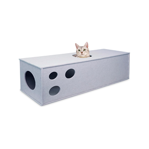 Cama para Gatos de Fieltro de Poliéster Premium – Cama Cerrada Plegable Resistente a Arañazos para Gatitos y Gatos Grandes - Product Image 3