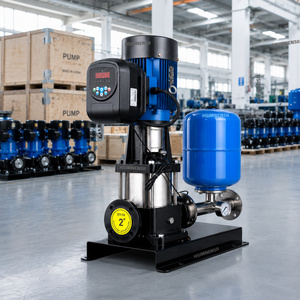 Pompe à eau centrifuge verticale en acier inoxydable, pompe de surpression multi-étages haute performance pour applications industrielles - Product Image 5