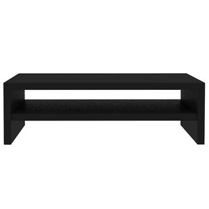 ขาตั้งมอนิเตอร์ขนาดกะทัดรัด W2B vidaxl ไม้วิศวกรรมสีดำสำหรับโต๊ะเล่นเกม - Product Image 3