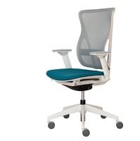 Chaise de bureau ergonomique en maille avec réglage en hauteur, design moderne en maille, soutien lombaire, chaise de bureau en plastique pour usage domestique