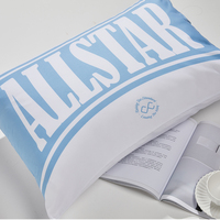 Taie d'oreiller en coton 100% imprimée, logo par sublimation, housse de coussin avec style de sac ouvert