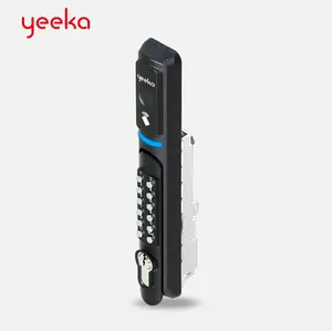 YEEKA 1507 Series Smart Electric Lock For Door Swinghandle Lock With Fingerprint Remote Control Communication Cabinet Lock