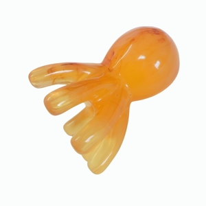 Orange Octopus Shape Facial Massage Tool for Home Use Head Guasha - Product Image 3