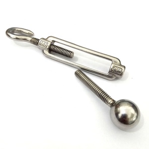 <span class=keywords><strong>1</strong></span>/<span class=keywords><strong>4</strong></span> UNC Thép Không Gỉ 304 Turnbuckle Với Hàn Bóng Móc Và Bóng Căng Vít - Product Image 4