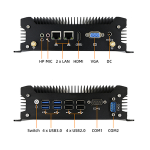 Computadora Industrial Integrada de Doble LAN, 8 USB, Salida de Pantalla VGA, Mini PC Industrial, Chasis de Servidor Industrial Intel I5/I7, <span class=keywords><strong>DDR4</strong></span> - Product Image 4