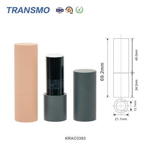 Étui à rouge à lèvres en aluminium, emballage personnalisé avec logo, emballage pour baume à lèvres, tube à rouge à lèvres rond avec aimant - Product Image 4