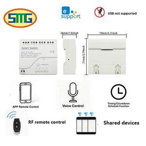 Inching חכם inching AC85-250v מתג 4 מודול ממסר ערוץ עם דיור עובד עם alexa - Product Image 2