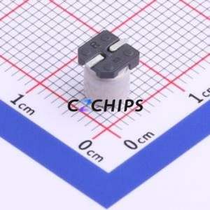 Condensateur électrolytique en aluminium SMD 35SJV10M5X6.1, SMD, D5xL6.1mm 10uF 20% 35V 27mA-120Hz - Product Image 2