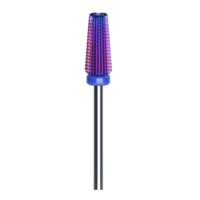5 en 1 carbure de tungstène professionnel manucure forets à ongles coupe droite sécurité pour usage professionnel polisseur à ongles