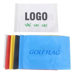 Drapeaux de golf personnalisés pour événements sportifs avec logo d'entreprise, impression CMJN, drapeaux de golf de tournoi standard durables - Product Image 1
